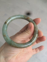 Load image into Gallery viewer, 56.8mm certified Type A 100% Natural green/brown round cut Jadeite Jade bangle KS87-1441
