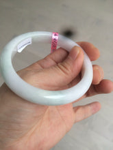 Load image into Gallery viewer, 55mm Certified type A 100% Natural light green/white Jadeite bangle AE38-9280
