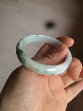 Load image into Gallery viewer, 49mm Certified Type A 100% Natural green purple oval Jadeite Jade bangle AM6-4137
