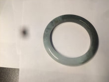 Load image into Gallery viewer, 54.5mm Type A 100% Natural dark green and white Jadeite Jade bangle AR67-4812
