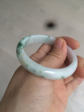 Load image into Gallery viewer, 49mm Certified Type A 100% Natural green purple oval Jadeite Jade bangle AM6-4137
