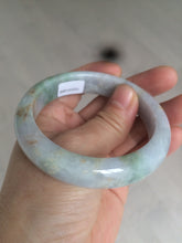 Load image into Gallery viewer, 55.5mm Certified 100% natural Type A green/purple/red (福禄寿)jadeite jade bangle AJ60-9898
