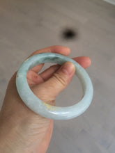 Load image into Gallery viewer, 57.5mm Certified Type A 100% Natural icy green/white Jadeite Jade bangle AT20-1351
