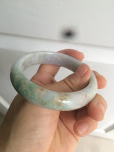 Load image into Gallery viewer, 55.5mm Certified 100% natural Type A green/purple/red (福禄寿)jadeite jade bangle AJ60-9898
