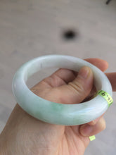 Load image into Gallery viewer, 57mm certified 100% natural green/white/yellow jadeite jade bangle R64-9289
