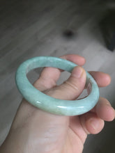 Load image into Gallery viewer, 56.6mm Certified Type A 100% Natural green Jadeite Jade bangle AS25-2481
