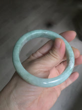 Load image into Gallery viewer, 56.6mm Certified Type A 100% Natural green Jadeite Jade bangle AS25-2481
