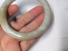 Load image into Gallery viewer, 57.3mm 100% Natural beige brown round cut nephrite Hetian Jade bangle HT57
