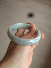 Load image into Gallery viewer, 59mm Certified Type A 100% Natural light green Jadeite Jade bangle D75-3759
