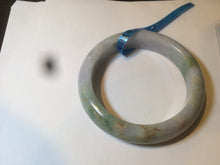 Load image into Gallery viewer, 55.5mm Certified 100% natural Type A green/purple/red (福禄寿)jadeite jade bangle AJ60-9898
