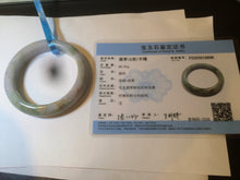 Load image into Gallery viewer, 55.5mm Certified 100% natural Type A green/purple/red (福禄寿)jadeite jade bangle AJ60-9898
