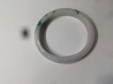 Load image into Gallery viewer, 49mm Certified Type A 100% Natural green purple oval Jadeite Jade bangle AM6-4137
