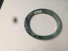 Load image into Gallery viewer, 51mm certified Type A 100% Natural green/blue oval Jadeite Jade bangle AQ41-2254
