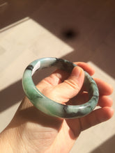 Load image into Gallery viewer, 59mm Certified Type A 100% Natural green black blue Jadeite Jade bangle AQ42-2259
