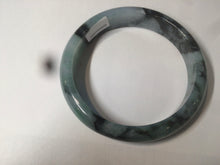 Load image into Gallery viewer, 59mm Certified Type A 100% Natural green black blue Jadeite Jade bangle AQ42-2259
