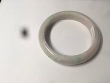 Load image into Gallery viewer, 56.2 mm certificated Type A 100% Natural light green/yellow/purple Jadeite Jade bangle AM7-7533
