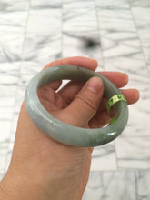 Load image into Gallery viewer, 57.7mm certificated Type A 100% Natural light green/purple Jadeite Jade bangle G74-8401
