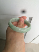 Load image into Gallery viewer, 50mm Certified Type A 100% Natural apple green oval Jadeite Jade bangle D67-9740
