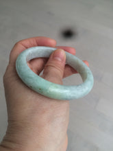 Load image into Gallery viewer, 56.7mm certified 100% natural type A light green/orange jadeite jade bangle C48-9781
