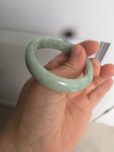 Load image into Gallery viewer, 50mm Certified Type A 100% Natural apple green oval Jadeite Jade bangle D67-9740
