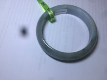 Load image into Gallery viewer, 57.7mm certificated Type A 100% Natural light green/purple Jadeite Jade bangle G74-8401
