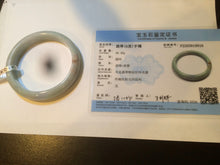 Load image into Gallery viewer, 57.6mm Certificated  Type A 100% Natural green/purple/yellow jadeite jade bangle H145-9916
