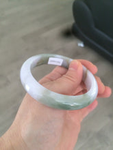 Load image into Gallery viewer, 55mm Certified 100% natural Type A green/purplejadeite jade bangle R77-2597
