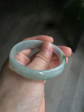 Load image into Gallery viewer, 52.9mm Certified Type A 100% Natural light green/brown Jadeite Jade bangle KS77-2354
