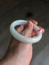 Load image into Gallery viewer, 55.9mm 100% natural Type A green/white/yellow jadeite jade bangle AF74-6211
