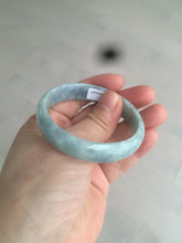 Load image into Gallery viewer, 51.5mm certified Type A 100% Natural green/purple/gray Jadeite Jade bangle C46-0457
