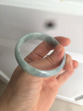 Load image into Gallery viewer, 51.5mm certified Type A 100% Natural green/purple/gray Jadeite Jade bangle C46-0457
