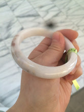 Load image into Gallery viewer, 56mm certificated Type A 100% Natural white/red/brown Jadeite Jade bangle AE24-5700
