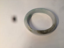 Load image into Gallery viewer, 51.3mm Type A 100% Natural green light Jadeite Jade oval bangle AM16
