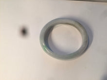 Load image into Gallery viewer, 51.3mm Type A 100% Natural green light Jadeite Jade oval bangle AM16
