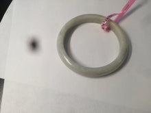 Load image into Gallery viewer, 57.5mm Certified Type A 100% Natural light green Jadeite Jade bangle AQ44
