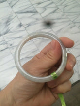 Load image into Gallery viewer, 54.5mm 100% natural Type A green/white/yellow jadeite jade bangle Q21
