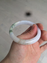 Load image into Gallery viewer, 53.6mm 100% natural Type A light green/red/purple (FU LU SHOU, 福禄寿) jadeite jade bangle W84-4031
