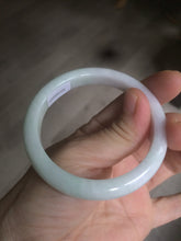 Load image into Gallery viewer, 52.8mm Certificated light green, white, purple jadeite jade bangle AS10-9457
