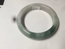 Load image into Gallery viewer, 53mm Certified Type A 100% Natural light green white Jadeite Jade bangle H151-1005
