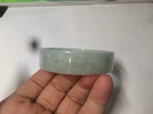 Load image into Gallery viewer, 54.3mm Certified Type A 100% Natural apple green thin jadeite jade bangle AQ47-8070
