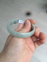 Load image into Gallery viewer, 52.9mm Certified Type A 100% Natural light green/brown Jadeite Jade bangle KS77-2354
