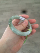 Load image into Gallery viewer, 54mm Certified Type A 100% Natural light green/dark green jadeite jade bangle AJ15-2014
