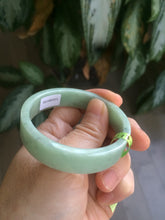 Load image into Gallery viewer, 50.6mm Certified type A 100% Natural apple green Jadeite Jade bangle X78-7271
