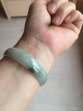 Load image into Gallery viewer, 52.9mm Certified Type A 100% Natural light green/brown Jadeite Jade bangle KS77-2354
