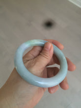 Load image into Gallery viewer, 55mm Certified type A 100% Natural green/purple chubby round cut Jadeite bangle AT8-1127
