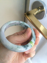 Load image into Gallery viewer, 57.7mm certified type A 100% Natural green/white/purple Jadeite Jade bangle AC44-6203
