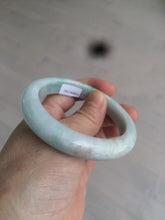 Load image into Gallery viewer, 54mm certified Type A 100% Natural sunny green/white/brown Jadeite Jade bangle R71-5675
