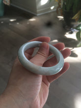 Load image into Gallery viewer, 54mm certified Type A 100% Natural sunny green/white/brown Jadeite Jade bangle R71-5675
