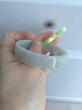 Load image into Gallery viewer, 52mm Certified type A 100% Natural sunny green/purple Jadeite Jade bangle  X79-7275
