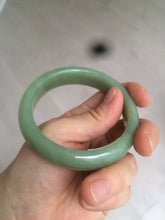 Load image into Gallery viewer, 55.5mm certified 100% Natural green/yellow nephrite Hetian Jade bangle HE17-8450
